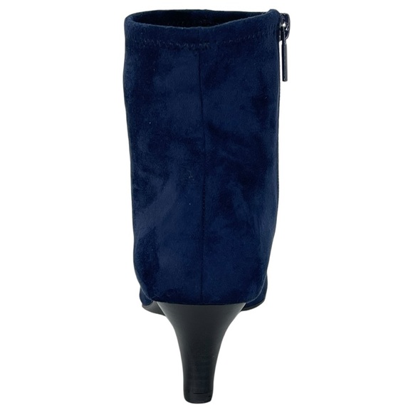 Impo Naja Midnight Blue Microsuede Womens Ankle Boots Size 6M - Picture 4 of 10